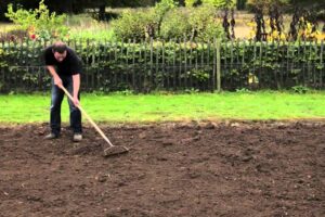 Preparación del suelo para el césped