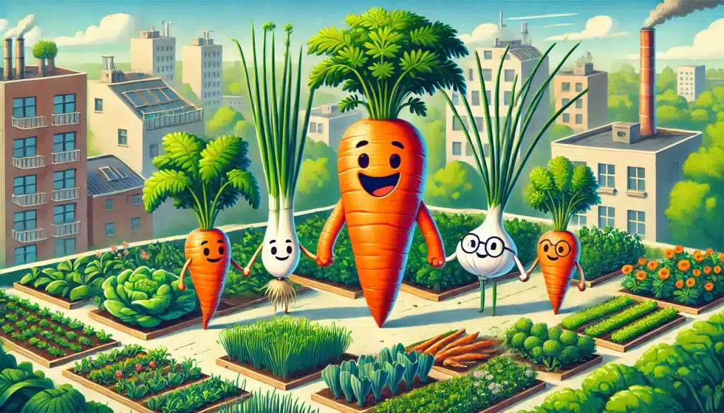 Asociaciones de cultivo: la zanahoria y sus compañeros ideales 1 Asociaciones de cultivo: la zanahoria y sus compañeros ideales